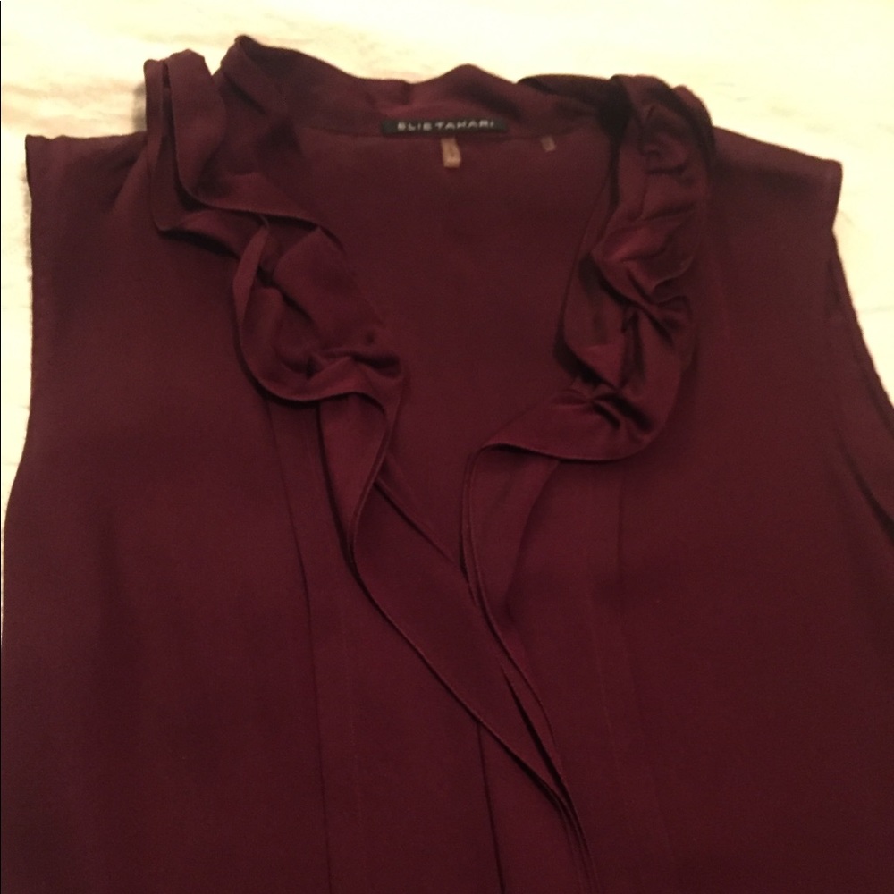 Elie Tahari silk blouse xs